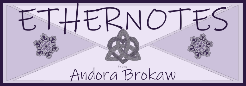 Logo for Ethernotes from Andora Brokaw